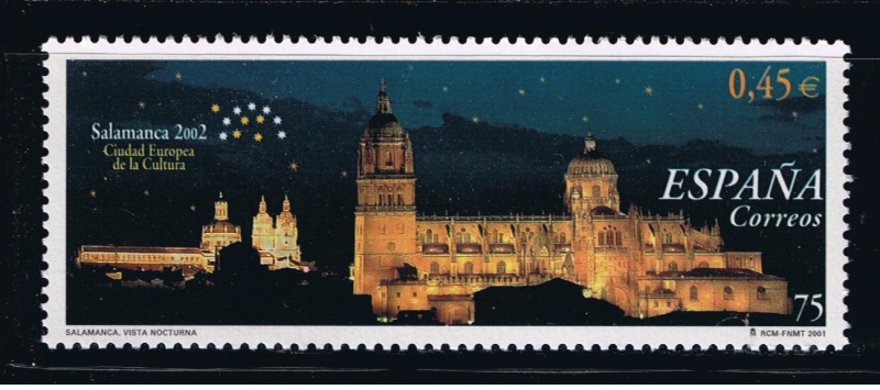 Edifil  3813  Salamanca 2002. Ciudad Europea de la Cultura.  