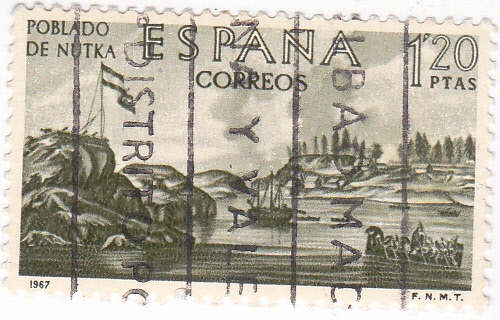 POBLADO DE NUTKA-Forjadores de América Costa de Mutka (T)
