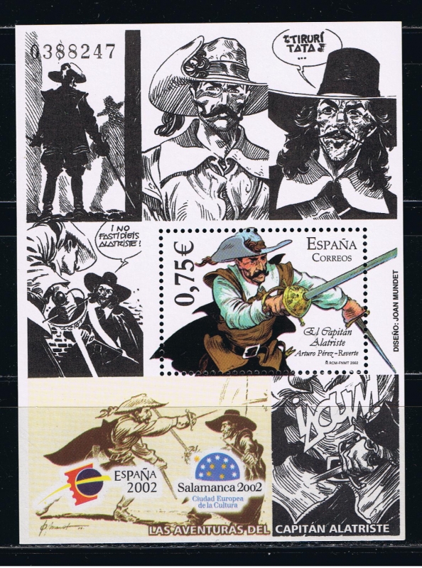 Edifil  3950  Exposición Mundial de Filatelia Juvenil España 2002.  Salamanca.   
