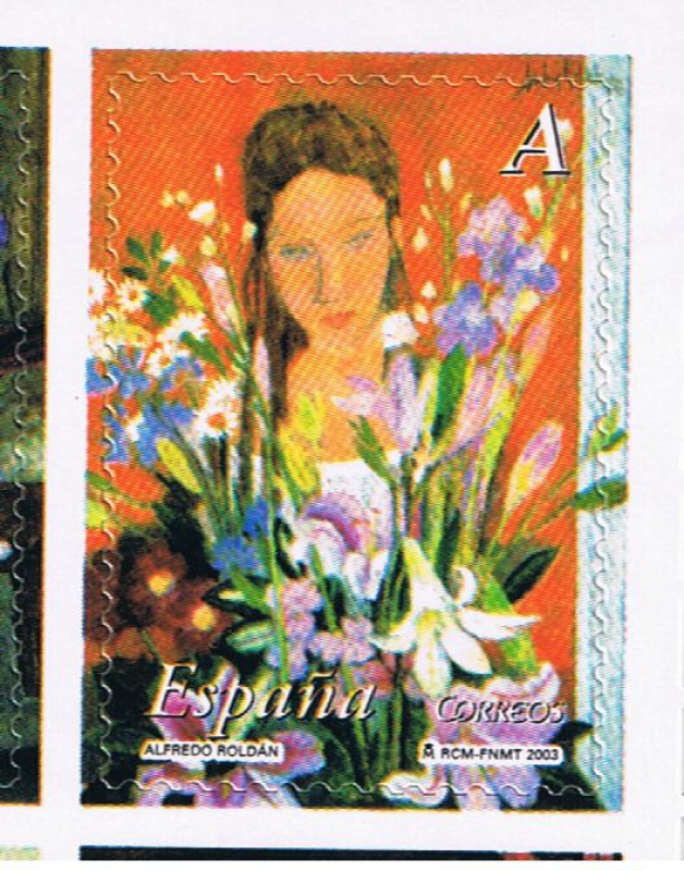 Edifil  4004  La mujer y las flores. 