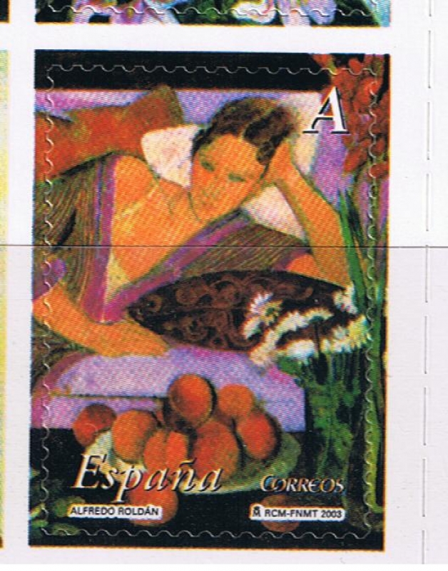 Edifil  4006  La mujer y las flores. 