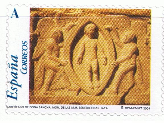 Edifil  4058  El románico aragonés. Xacobeo 2004.  
