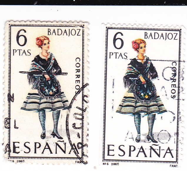 BADAJOZ -Trajes típicos españoles (U)
