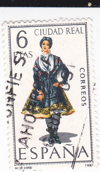 CIUDAD  REAL -Trajes típicos españoles (U)