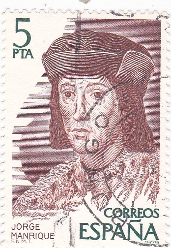 JORGE MANRIQUE- Personajes españoles  (U)