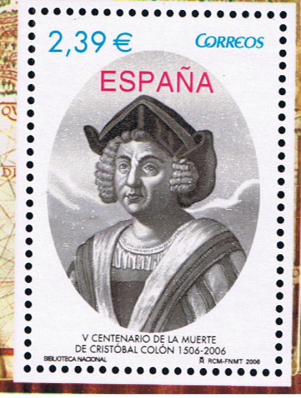 Edifil  4234  V cente. de la muerte de Cristóbal Colón.  