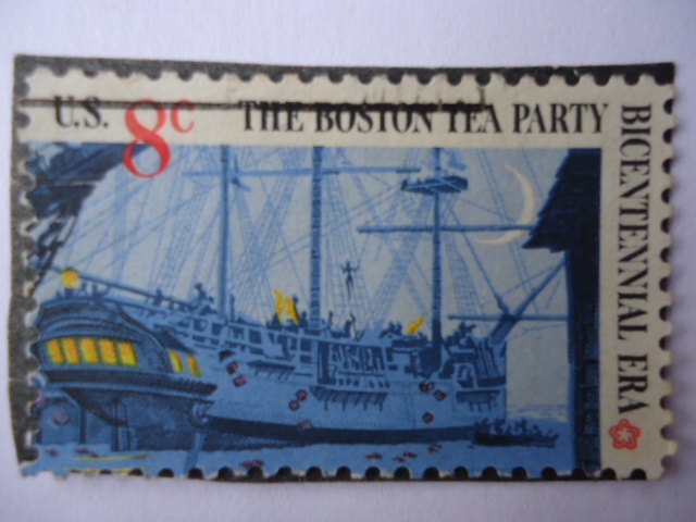 Bicentennial Era- The Boston tea Party.