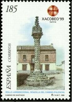 XACOBEO´99 ROLLO JURISDICCIONAL. BOADILLOS DEL CAMINO. PALENCIA 1999