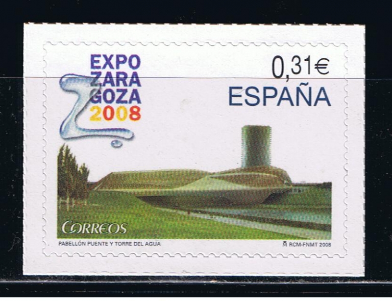Edifil  4391  Exposición Internacional Wxpo Zaragoza 2008.  