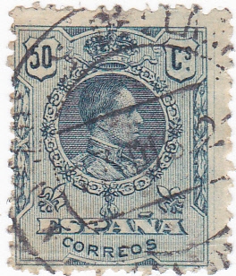 ALFONSO  XIII Tipo Medallón    (V)