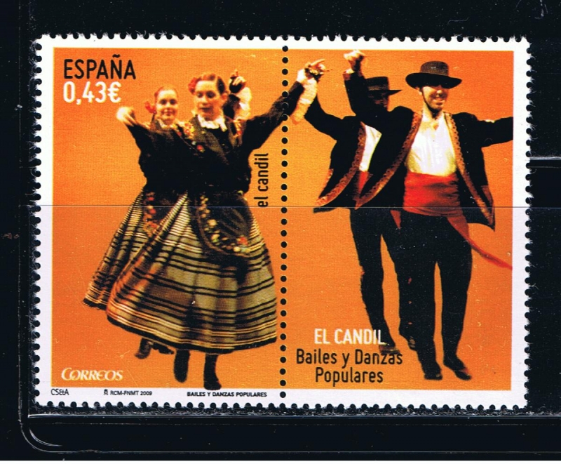 Edifil  4508  Bailes y Danzas populares.  