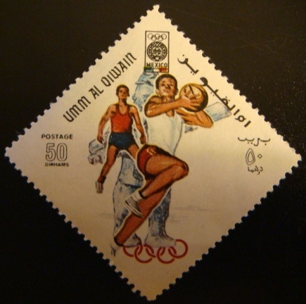 Umm-al-Qiwain. Olimpiadas Mexico 1968. Baloncesto