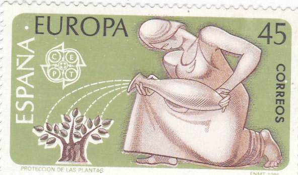 EUROPA CEPT -Proteccion de las Plantas          (W)