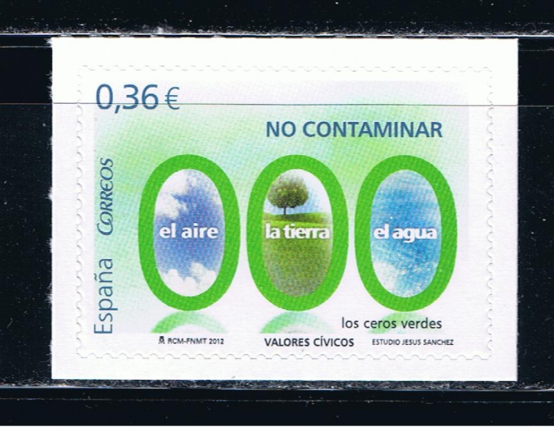 Edifil  4696  Valores cívicos. No contaminar.  