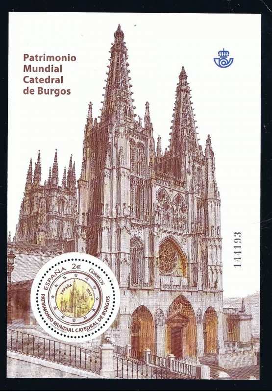 Edifil  4709 SH  Patrimonio Mundial. Catedral de Burgos.  