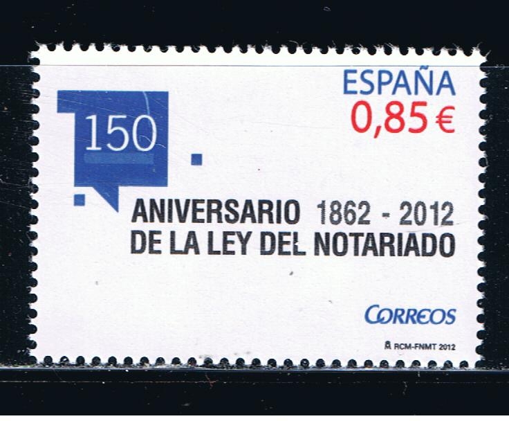 Edifil  4724  150 aniv. de la Ley del Notariado.1862-2012  