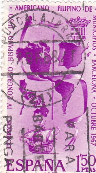 IV Congreso Hispano-Luso.Americano Filipino de Municipios -Barcelona-1967  (Z)