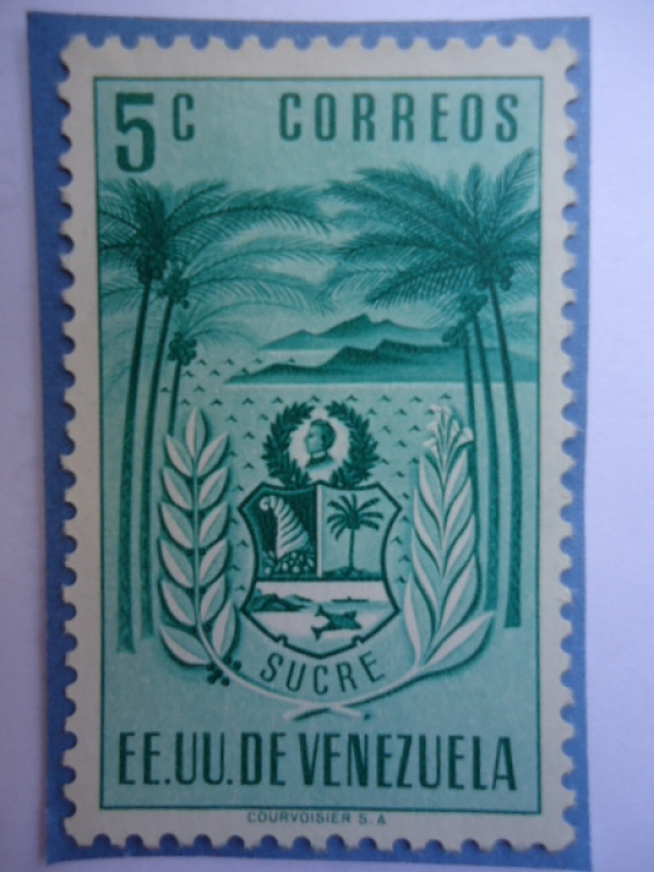 E.E.U.U de Venezuela- Estado: Sucre- Escudo