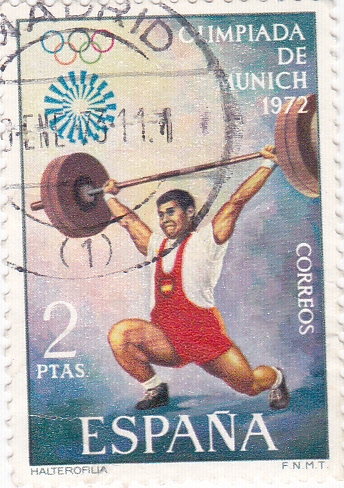 OLIMPIADA DE MUNICH-1972  halterofília   (2)