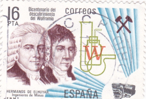 BICENTENARIO DEL DESCUBRIMIENTO DEL WOLFRAMIO  (2)