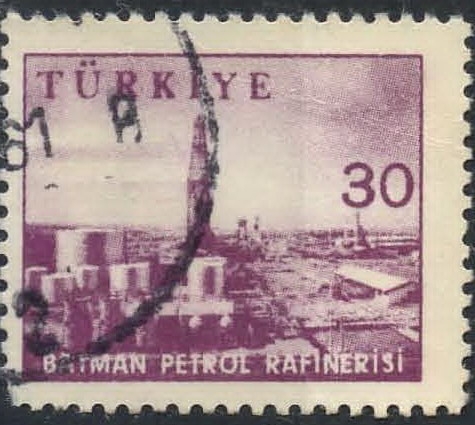 TURQUIA SCOTT_1448.01 REFINERÍA DE GASOLINA, BATMAN. $0.25