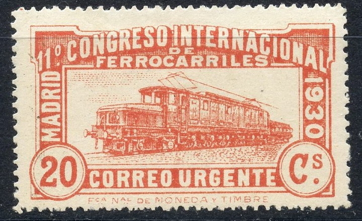 ESPAÑA 482 XI CONGRESO INTERNACIONAL DE FERROCARRILES