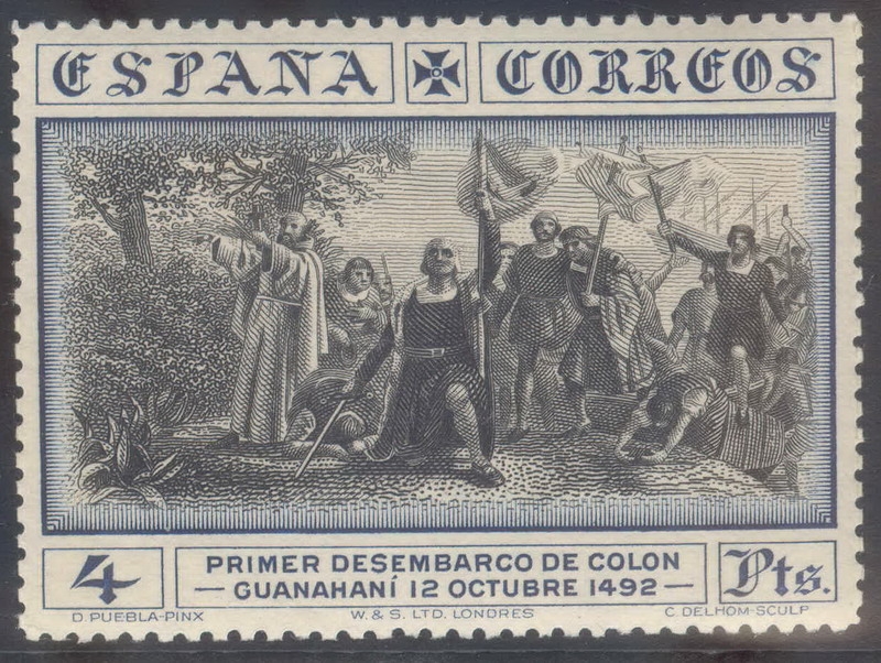 ESPAÑA 544 DESCUBRIMIENTO DE AMERICA