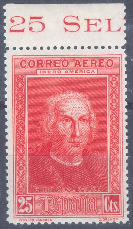 ESPAÑA 561 DESCUBRIMIENTO DE AMERICA. CORREO PARA AMERICA