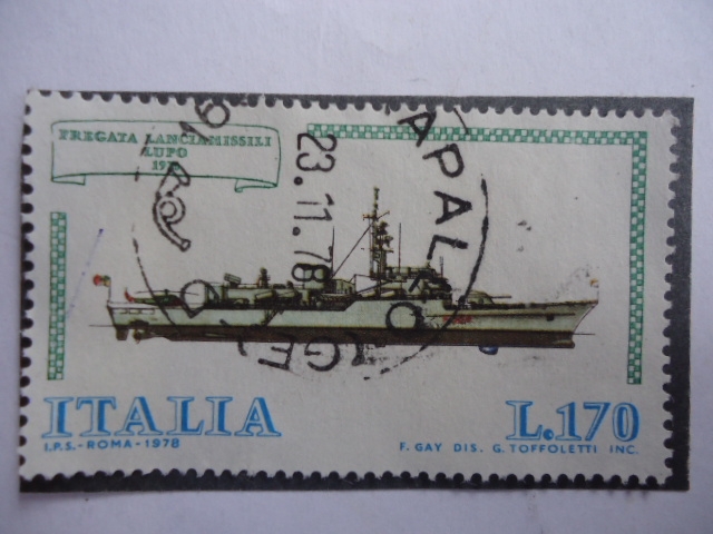 Fragata Lanclamissili Lupo 1975