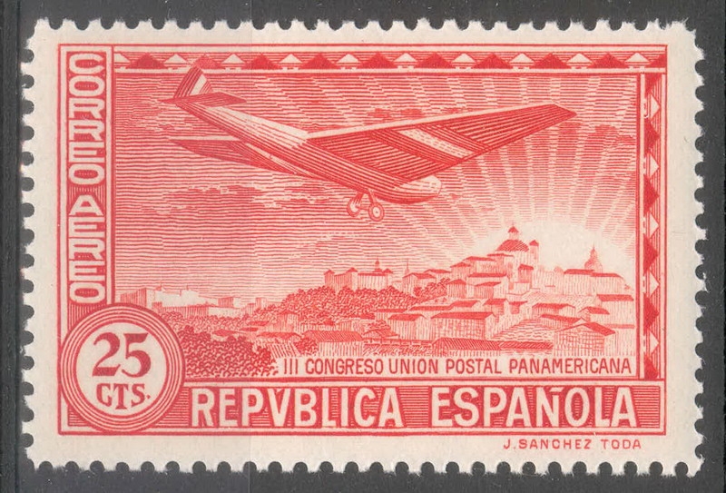 ESPAÑA 616 III CONGRESO DE LA UNION POSTAL PANAMERICANA
