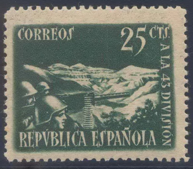 ESPAÑA 787 HOMENAJE A LA 43 DIVISION