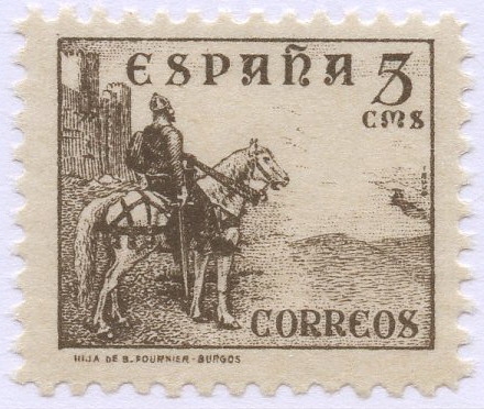 ESPAÑA 816A CIFRAS. CID E ISABEL