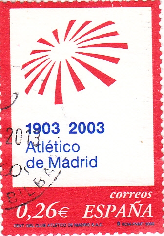 CENTENARIO CLUB ATLETICO DE MADRID 1903-2003  (7)