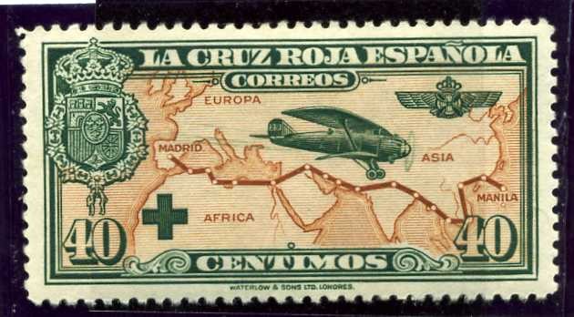 Pro Cruz Roja Española. Avion Plus Ultra