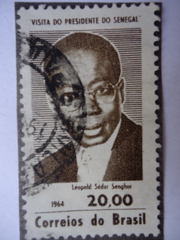 Visita do Presidente do Senegal, Leopold Sédar Senghor.