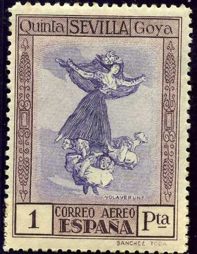 Quinta de Goya en la Exposicion de Sevilla. Volaverunt