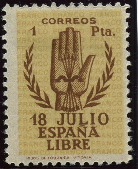 ESPAÑA 854 II ANIVERSARIO DEL ALZAMIENTO NACIONAL
