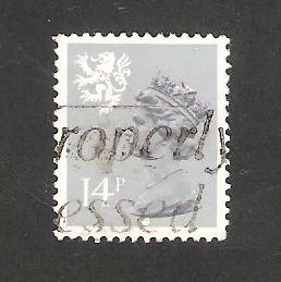 983 - Elizabeth II, emisión regional de Escocia