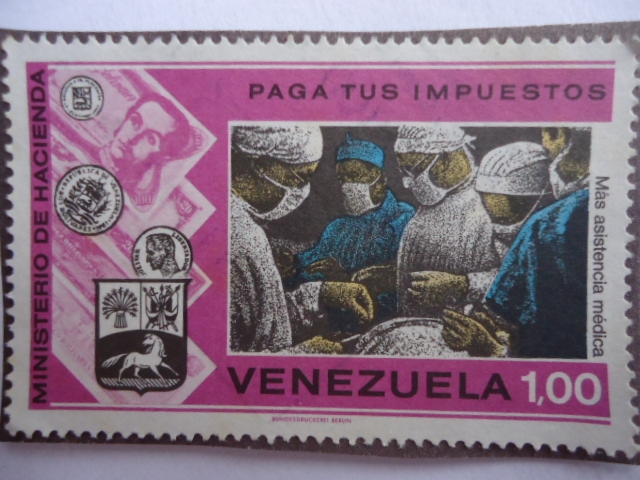 Paga tus Impuestos -Más Asistencia Médica-  Ministerio de Hacienda