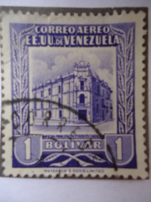 EE.UU de Venezuela- Oficina Principal de Correos Caracas.