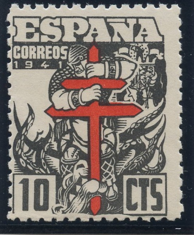 ESPAÑA 948 PRO TUBERCULOSOS 1941