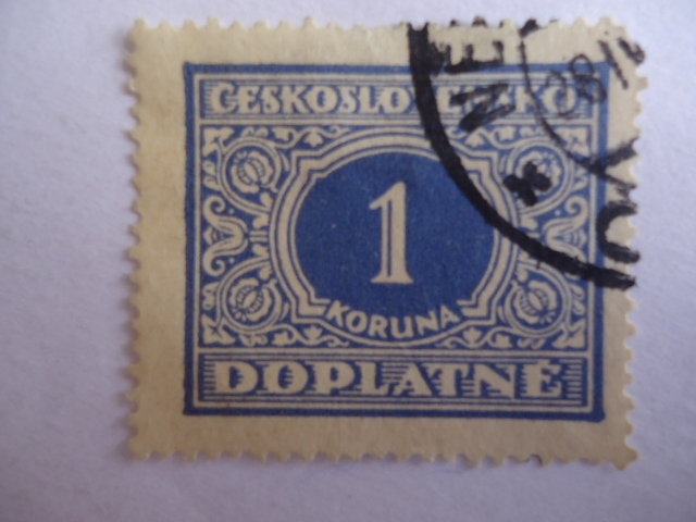Posta Ceskoslovensko - Cifras - Doplatné