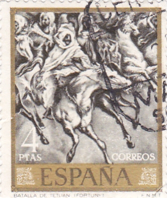 PINTURA- BATALLA DE TETUÁN (FORTUNY)  (9)