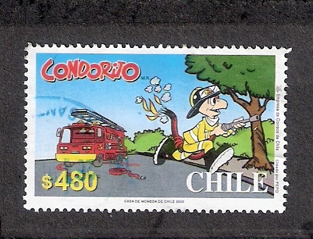 Cómic: Condorito bombero