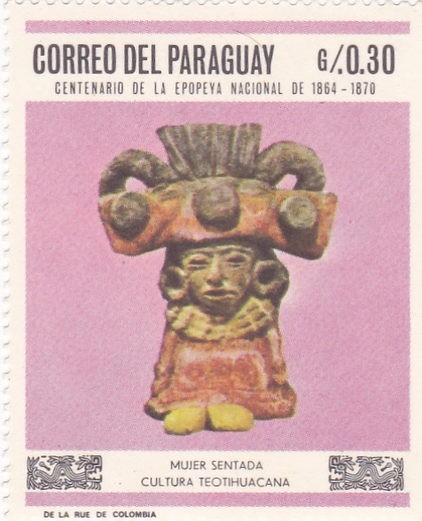 MUJER SENTADA- CULTURA TEOTHIUACANA