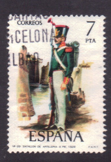 Batallón de artillería a pie 1828