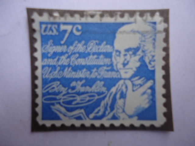 Franklin - Firmante de la Constitución de los EE.UU