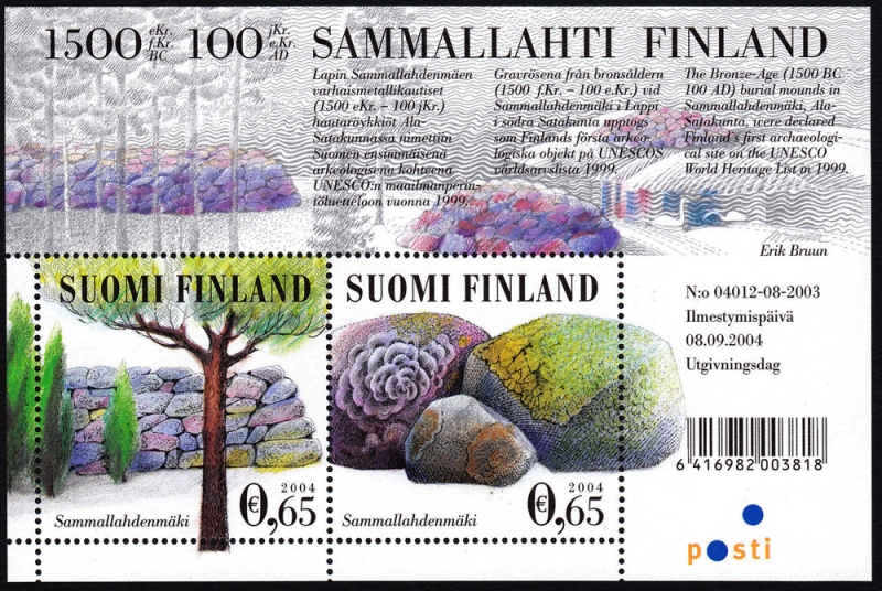 FINLANDIA - - Sitio funerario de la Edad del Bronce de Sammallahdenmäki 