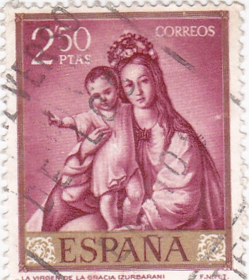 LA VIRGEN DE LA GRACIA (Zurbarán) (13)