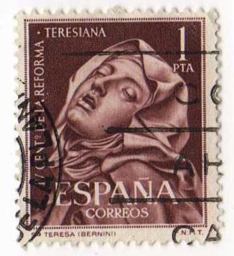 1429.- IV Centenario de la Reforma Teresiana. Santa Teresa, Escultura de Bernini.